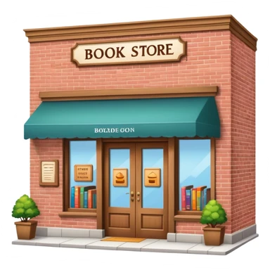 book store exterior sticker