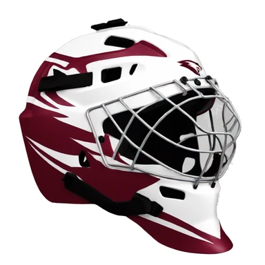 Arizona coyotes hockey goalie helmet sticker