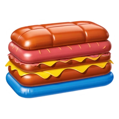  paris SPAM meat jeff koons style inflatable sculpture art painting  sticker