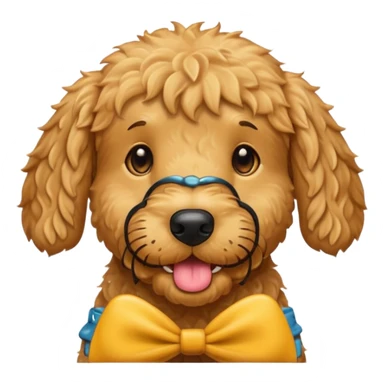 F1b golden doodle drooling and idiot sticker