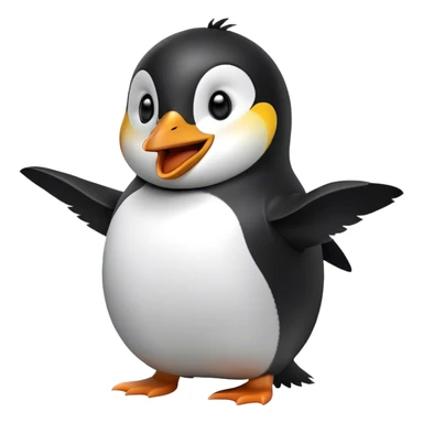 Pinguino che ride sticker