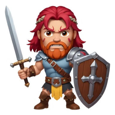 CREA UN BARBARO DE CLASH OF CLANS sticker