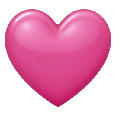 Pink heart letter sticker