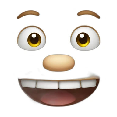 fat bald guy laughing sticker