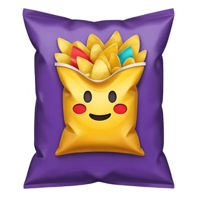 paquet de chips faceless sticker