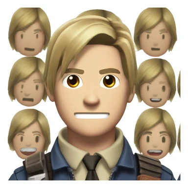 Leon S.Kennedy from Resident Evil 4 Video Game sticker