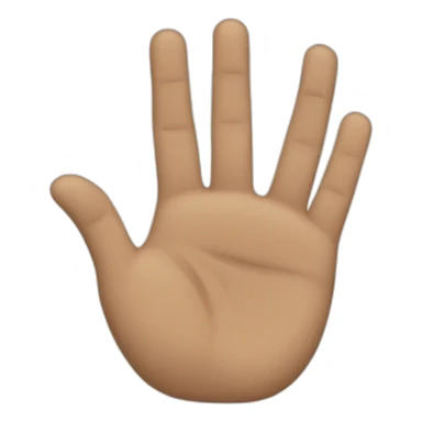 two hands six fingers sticker