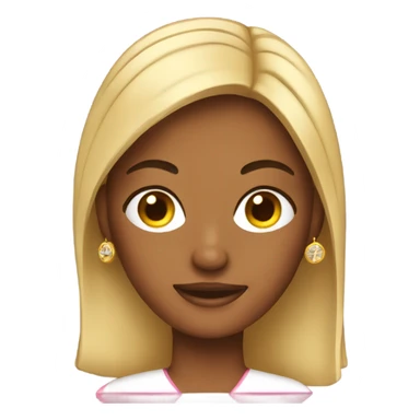 girl driving car with earrings sticker