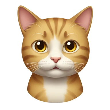 cat looking smug sticker