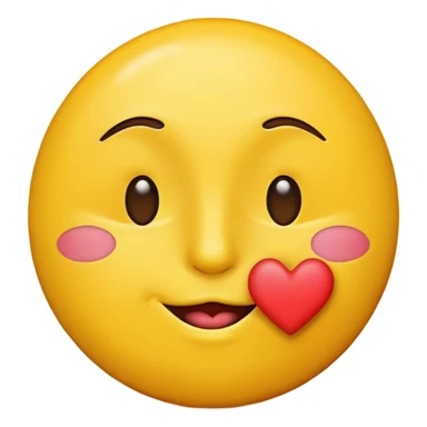 Kissing face with a peace sign  sticker