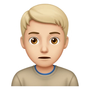 Anxious
 Irritated
 Confused
 Unsure
 Hopeful
Neutral (slightly cautious)
 (Excited → Confused) sticker