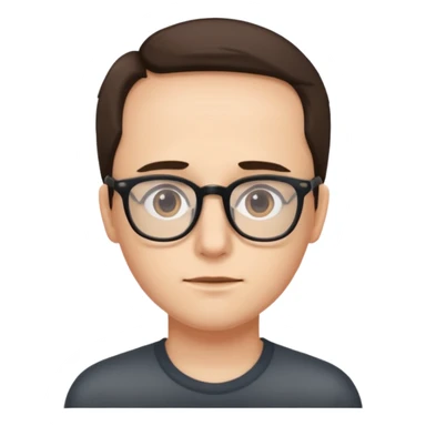 Take the glasses off the following emoji 🤓 sticker