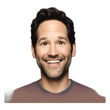 Paul rudd happy sticker