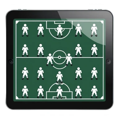 football playbook formation  eleven players sticker