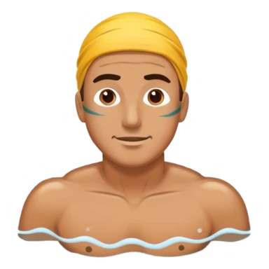 Man swimming sticker