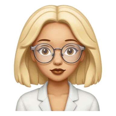 doja cat wear glasses sticker