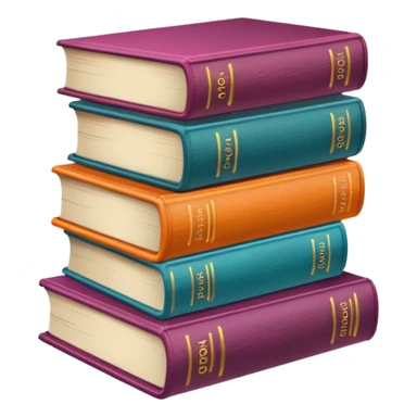 libros aesthetic de colores sticker