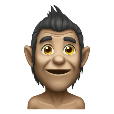Troll emoji sticker