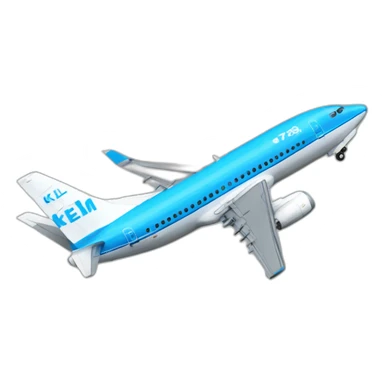 737-klm sticker