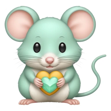 Mint colored mouse 🐭  sticker