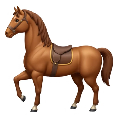 Horse in 3d style  sticker
