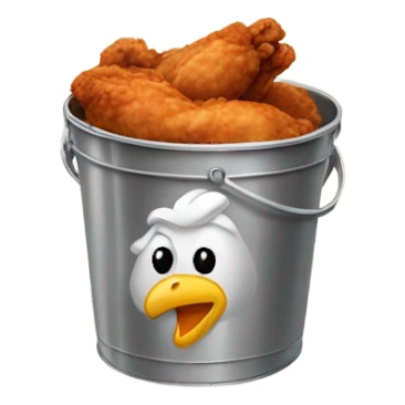 emoji of kfc sticker
