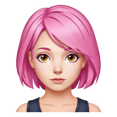 Dana Dawson pink hair sticker