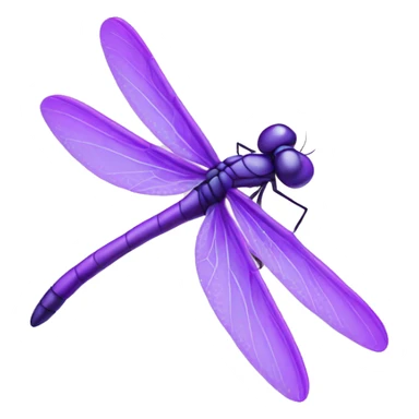 Purple dragonflies  sticker
