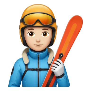 A person is skiing on the snow
person sticker