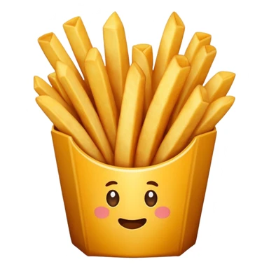fries without face sticker