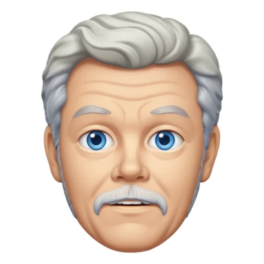 Russ Tamblyn with blue eyes sticker