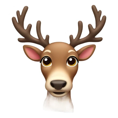 Cute reindeer sticker