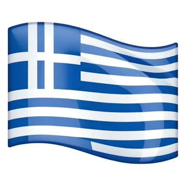 Greece flag without blue only the white stripes sticker