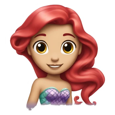 The little mermaid Ariel  sticker