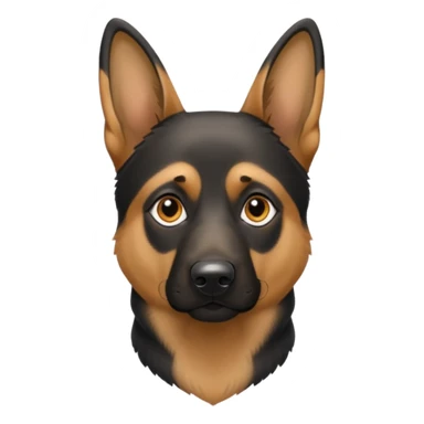 A german Shepherd dog sticker