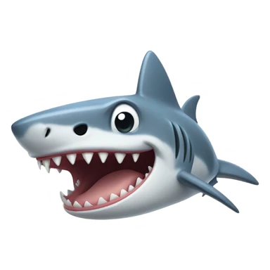 Shark with dog paws sticker