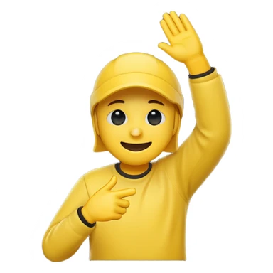  dabbing emoji sticker