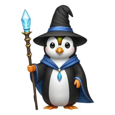 Un piguino echisero sticker