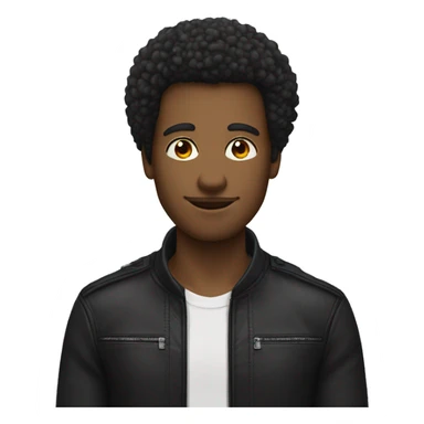 Homme noir avec des oreilles percées et les cheveux Afro blond sticker
