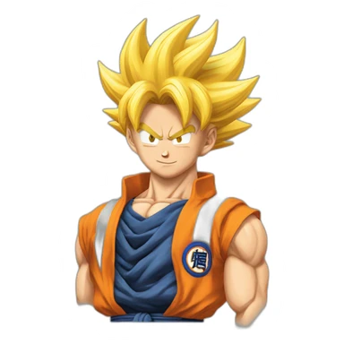 goku super sayayin sticker