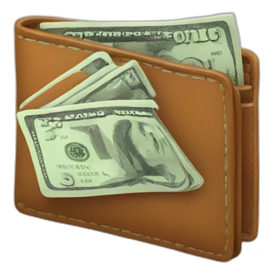 EMPTY WALLET NO MONEY sticker