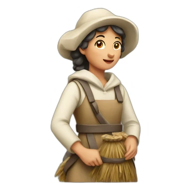 shepherdess sticker