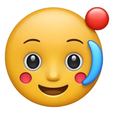 AI emoji with prominent letters 'AI', clear and modern style sticker