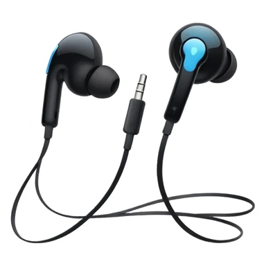 EarPods headphones, black sticker