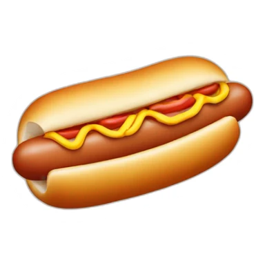 squished hot dog sticker