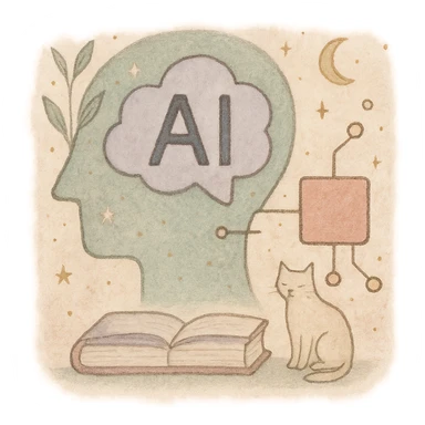 

A gentle, poetic digital illustration in the style of “Jardim da Ju”. The scene blends nature, cosmos and tenderness — hand-drawn lines, soft textures, and muted pastel tones (sage green, lilac, rose, cream). Elements like leaves, stars, cats, books, and celestial details coexist naturally. The mood is magical yet grounded, evoking sensitivity, reflection, and quiet intelligence. The lighting is warm and dreamy, with delicate sparkles and organic shapes. Artistic style: watercolor + fine line art, minimal, elegant, emotional and intimate.


(use conforme a IA utilizada)

Mood: magical realism, soft light, emotional, feminine, intellectual

Style keywords: watercolor, fine ink lines, pastel tones, digital illustration, cozy, slow aesthetic, minimal poetic composition

Colors: #9BA48A (verde sálvia), #E6B7B1 (rosa suave), #D0C3CC (lavanda névoa), #F6F1E7 (papel de chá), #2D2D2F (grafite noturno)

Objects recorrentes: folhas, flores, livros, chá, gatos, estrelas, constelações, velas, mãos, janelas abertas, estufas, estantes, sementes, instrumentos musicais

Emoção central: sensibilidade lúcida — calma, introspectiva e real sticker