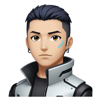 David Martinez from the anime cyberpunks edgerunners  sticker