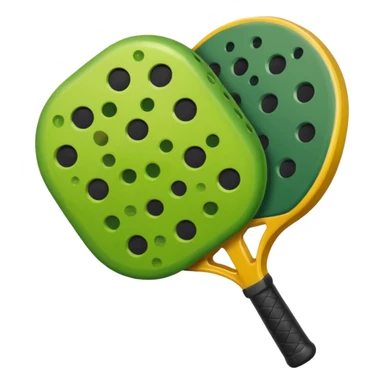 pelota de pickleball Verde sola sticker