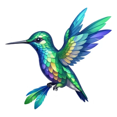 Hummingbird sticker