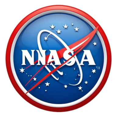 NASA logo sticker